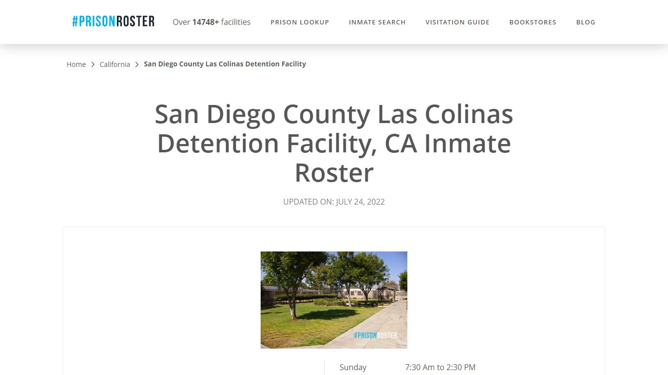 San Diego County Las Colinas Detention Facility, CA Inmate ...